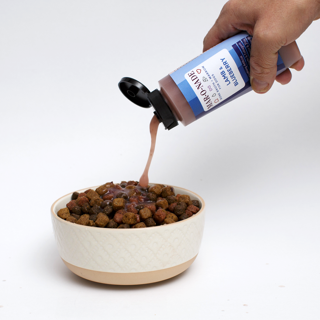 Lamb & Blueberry Bone Broth + Marrow for Dogs