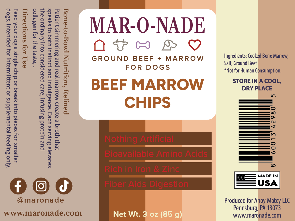 Beef Marrow Chips for Dogs